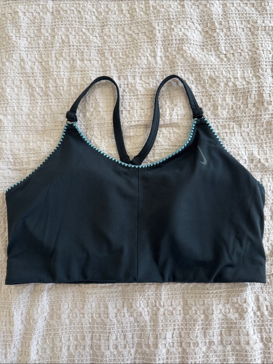 Nike Other - Nike Black Sports Bra with Teal Stitching